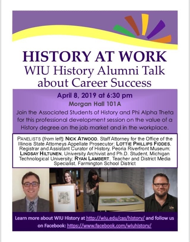 History At Work- WIU History Alumni Talk about Career Success​