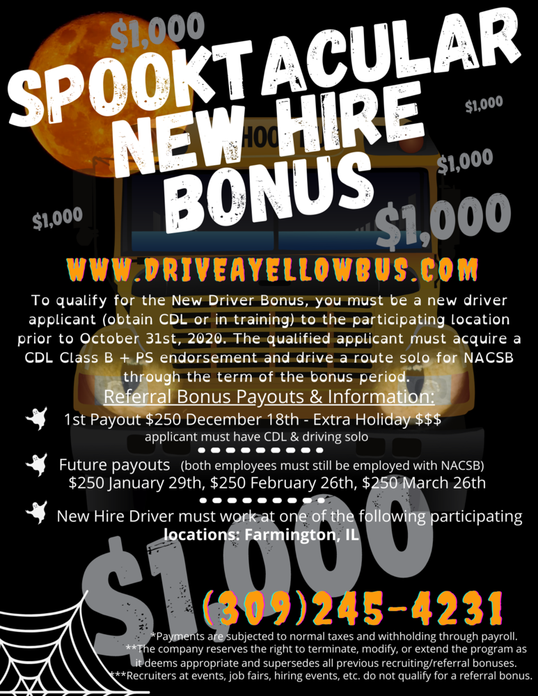 Now Hiring School Bus Drivers