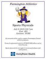 Farmington Athletic Sports Physicals