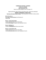 Meal Distribution Update
