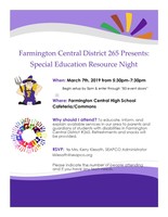 Special Education Resource Night